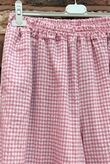 Arbi Gingham Scoop Pant Indian Pink